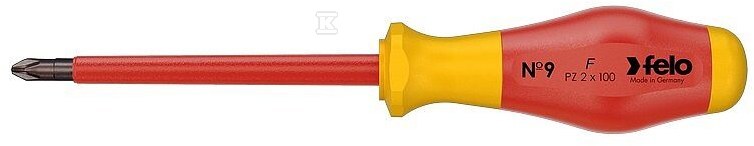 Wkrętak krzyżowy VDE Pozidriv PZ 0 x 60 - FL91500190