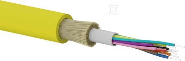 Kabel światłowodowy FireHardy OS2 FTTH - FOK-U4J-SM-B