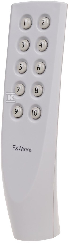 10-button remote control, power supply - FW-RC10G