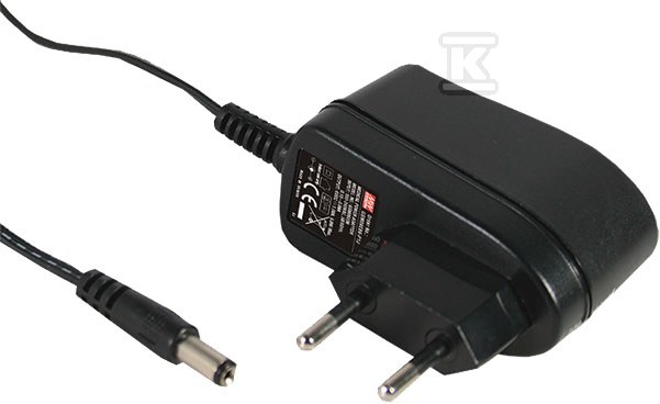 Zasilacz wtyczkowy EU 6W 24V 0.25A - GSM06E24-P1J