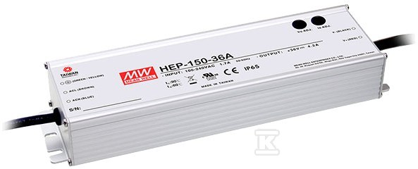 Zasilacz impulsowy 150W 15V 10A - HEP-150-15A