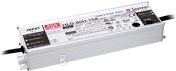 Блок живлення LED 80W 20V 4A - HLG-80H-20A