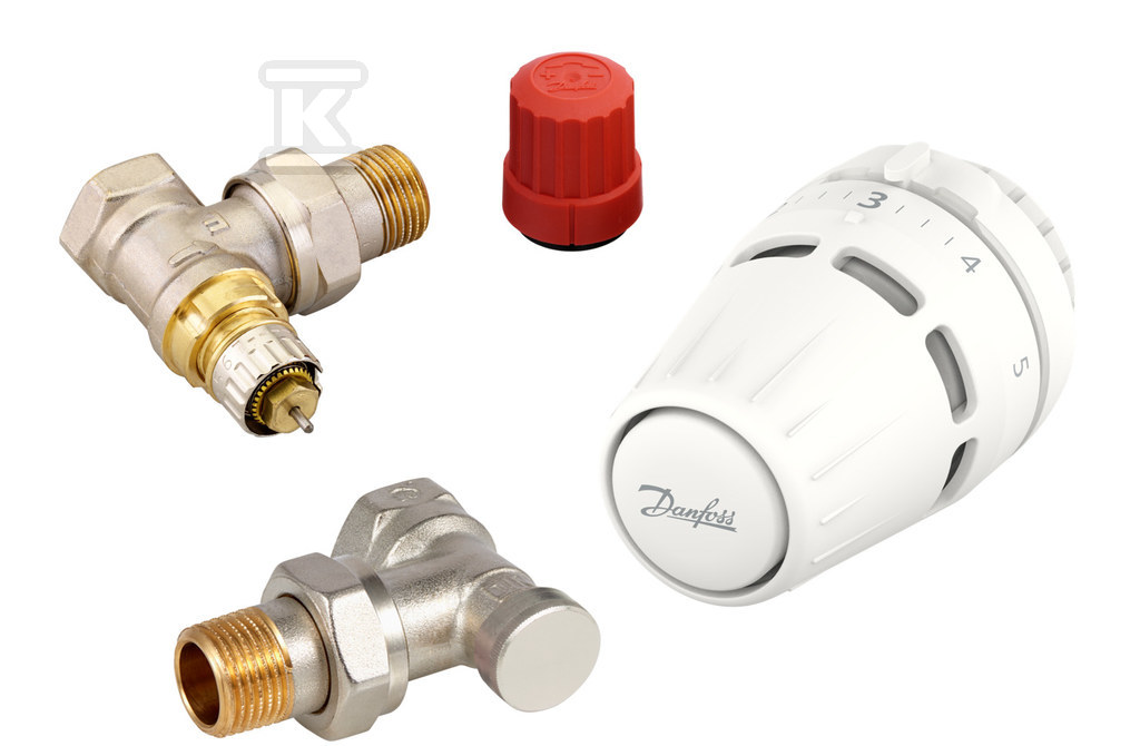 Danfoss thermostatic set with Regus RA - 015G5303