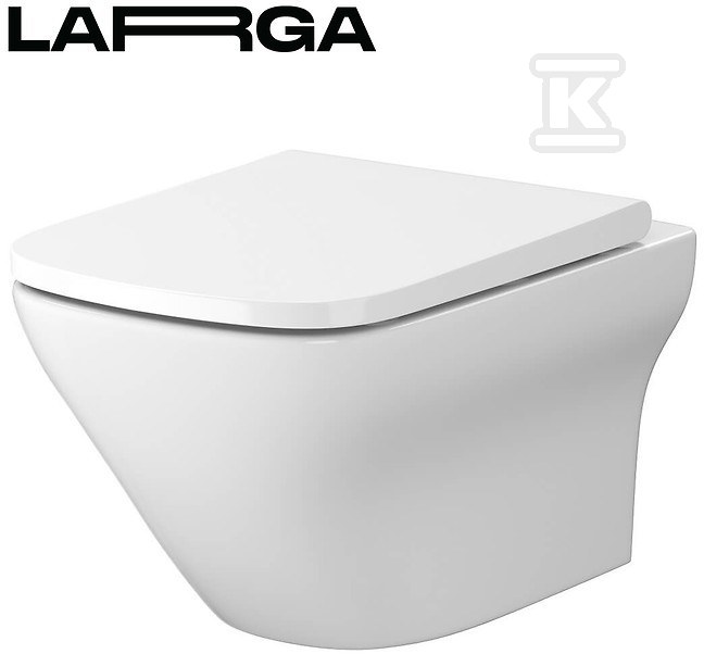 Унітаз підвісний Larga Square Clean On - K120-004