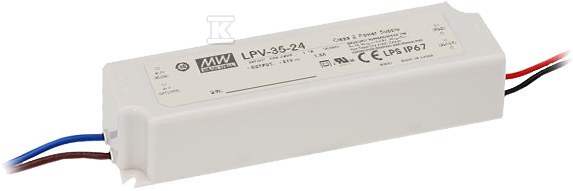Блок живлення LED 35W 12V 3A LPV-35-12 - LPV-35-12