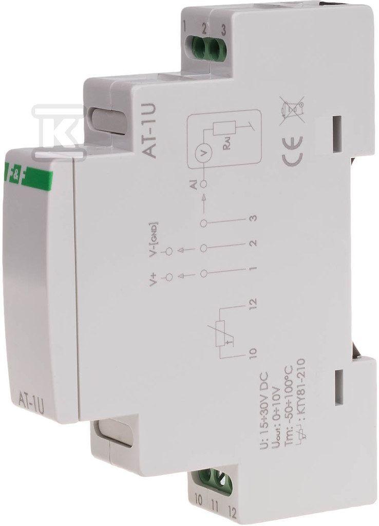 Analog voltage temperature converter - MAX-AT-1U