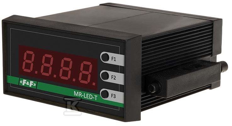 Panel display with buttons and modbus - MAX-MR-LED-T