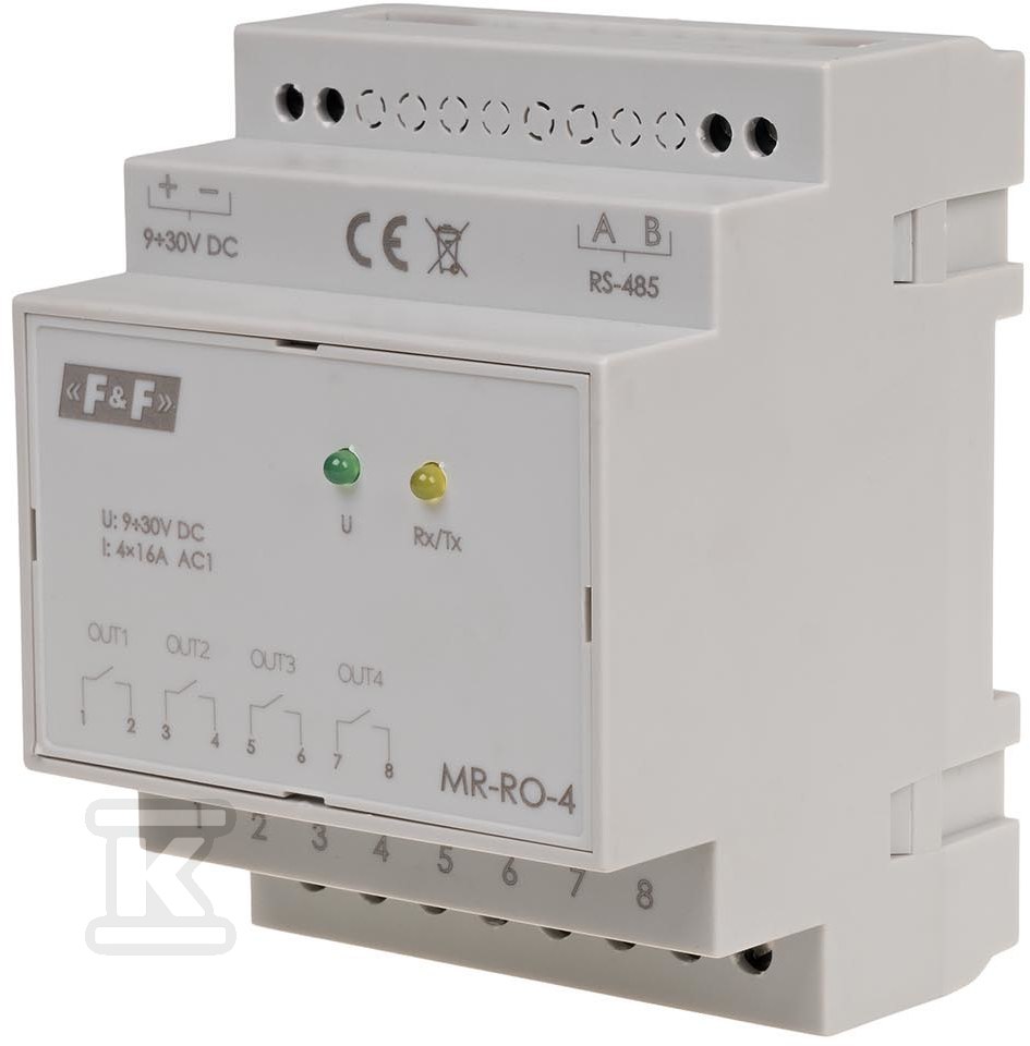 Relay output extension module, with - MAX-MR-RO-4