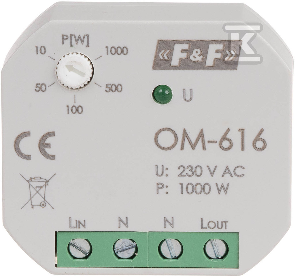 Omezovač spotřeby energie, zapuštěná - OM-616