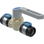 Zawór kulowy Geberit FlowFit z dźwignią uruchamiającą: CuZn21Si3P, d=16mm