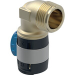 Kolano przejściowe Geberit FlowFit 90° z gwintem zewnętrznym, materiał: bezołowiowy brąz, d=40mm, R=1 1/4''