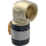 Kolano przejściowe Geberit FlowFit 90° z gwintem wewnętrznym, materiał: bezołowiowy brąz, d=50mm, Rp=1 1/2''