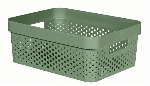 Pojemnik INFINITY 11L ażurowy zielony - CRV245679