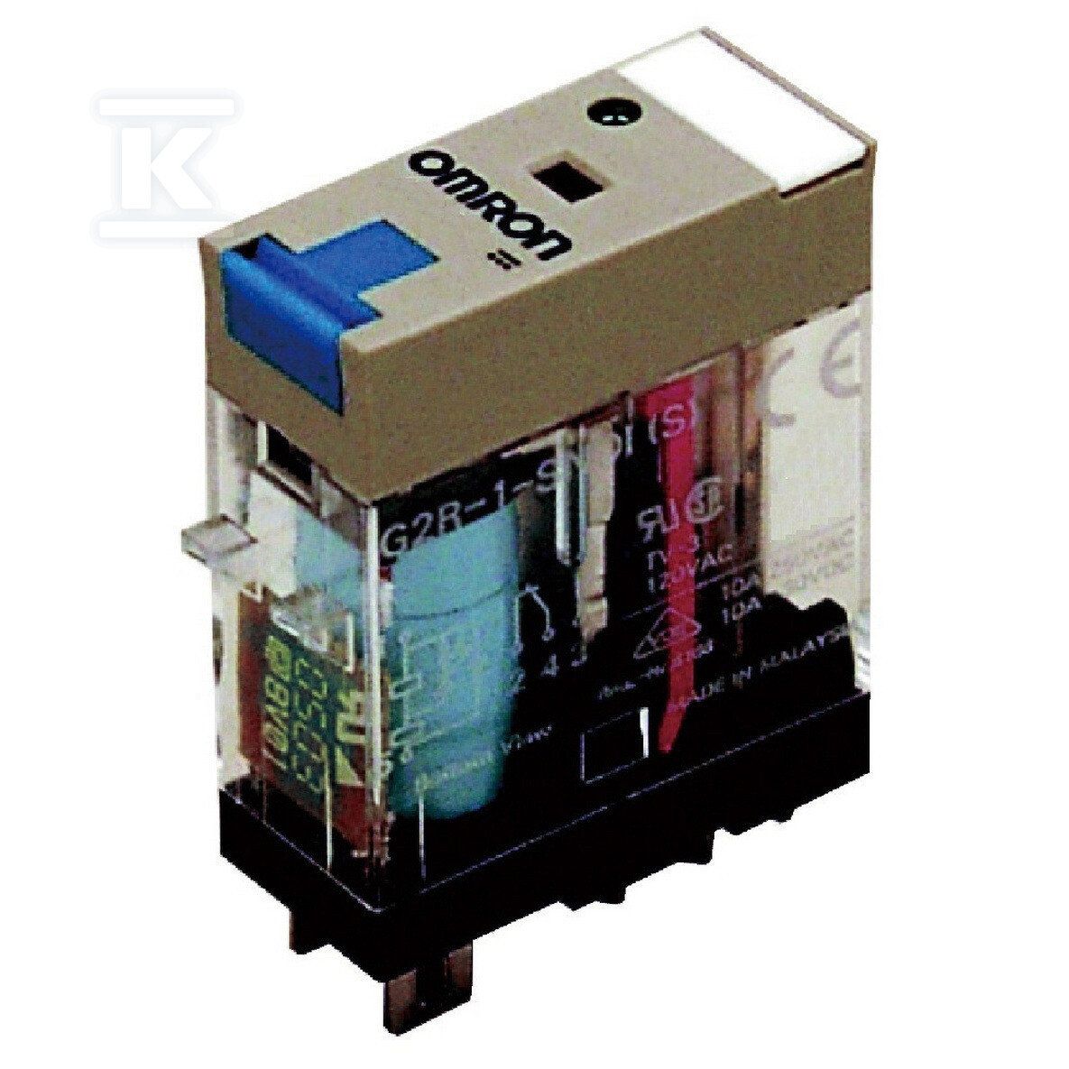 Przekaźnik wtykowy, 5-pin, SPDT, 10 A, - G2R-1-SNDI 24VDC (S)
