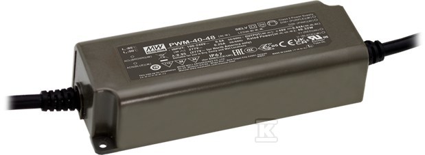 Блок живлення LED 40W 24V 1.67A - PWM-40-24