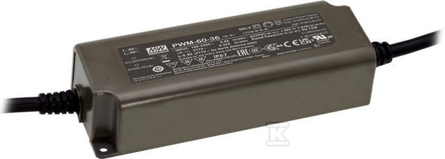 Блок живлення LED 60W 12V 5A PWM-60-12 - PWM-60-12