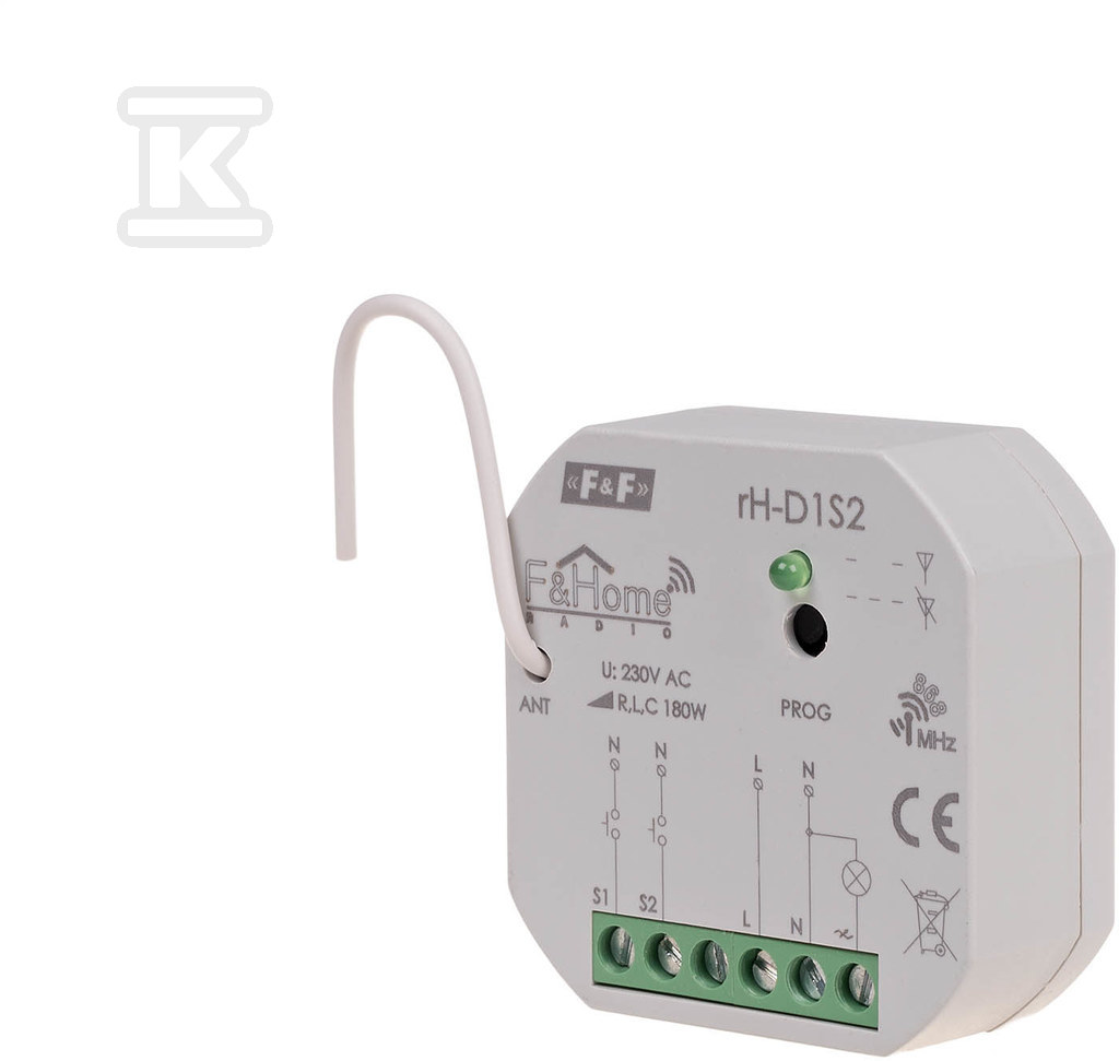 Dimmer with two-channel transmitter - RH-D1S2