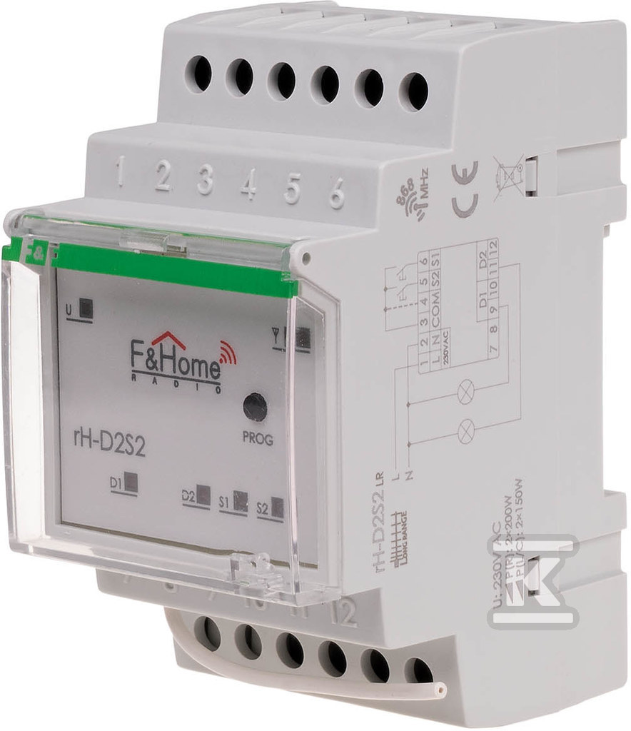 Two-channel dimmer with two-channel - RH-D2S2