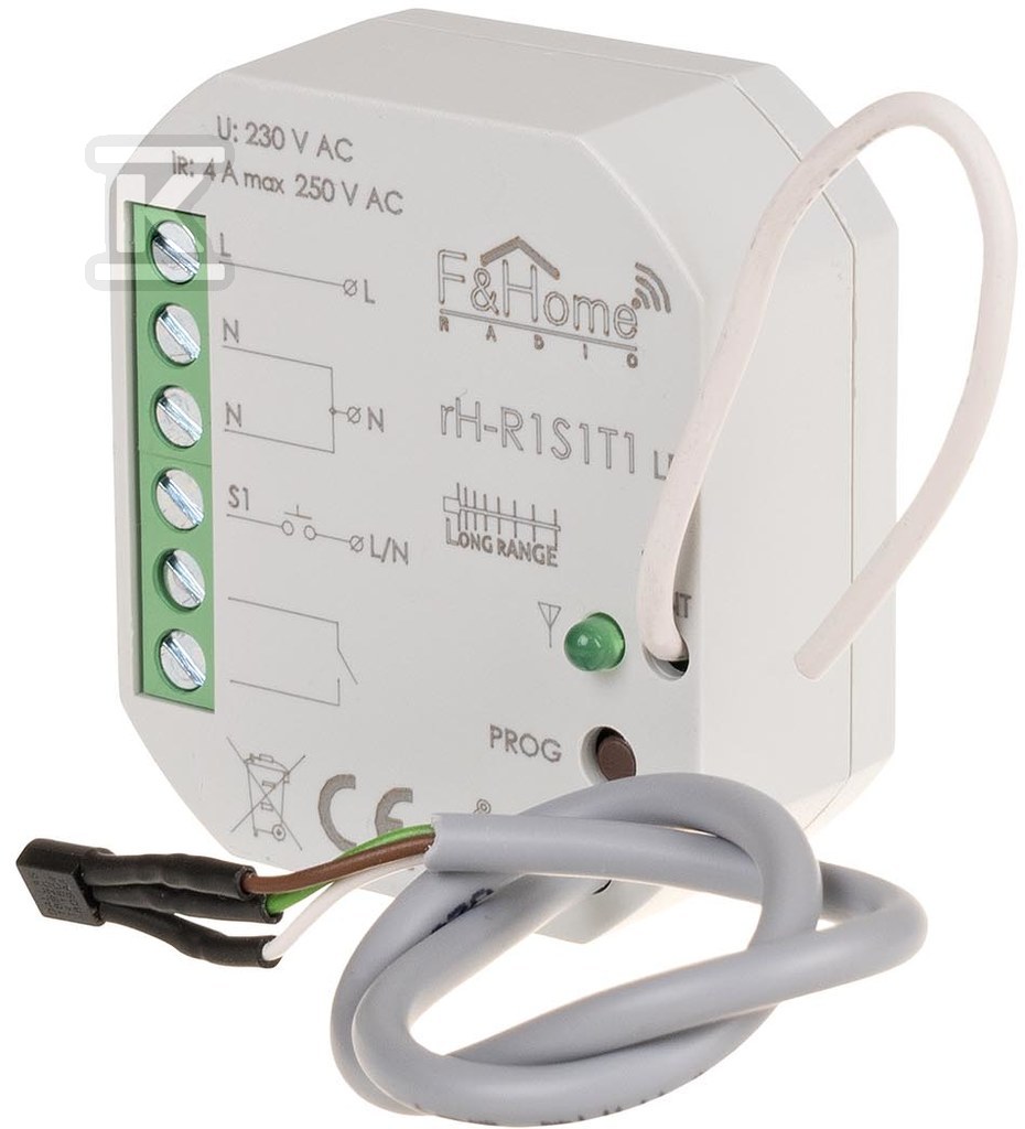 Radio single relay, with transmitter - RH-R1S1T1-LR