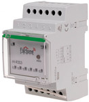 Three-channel relay with three-channel transmitter for din rail rH-R3S3