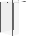 Zestaw b799 walk-in mille ścianka stała czarny 90x100x30x200 wir