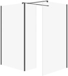 Zestaw b803 walk-in mille ścianka stała czarny 100x90x30x200 wir