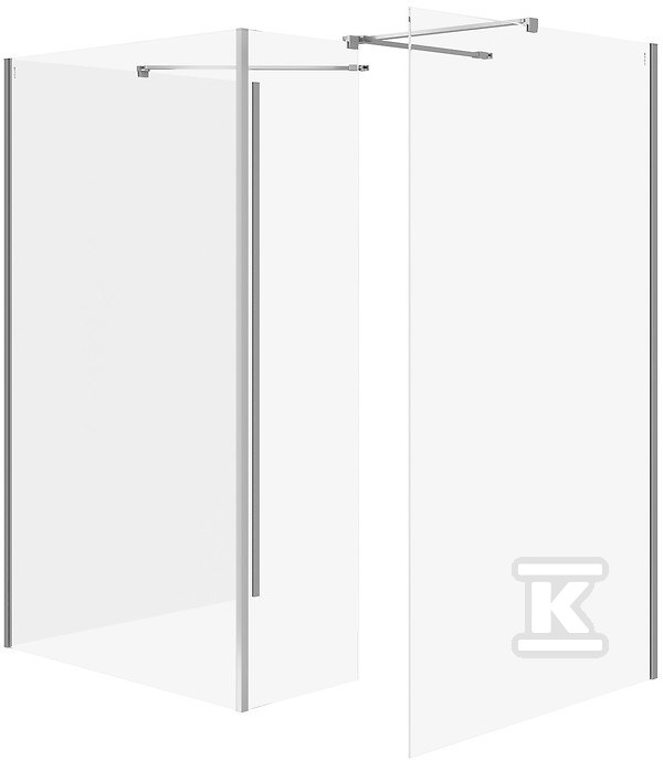 Zestaw b806 walk-in mille ścianka stała - S601-193