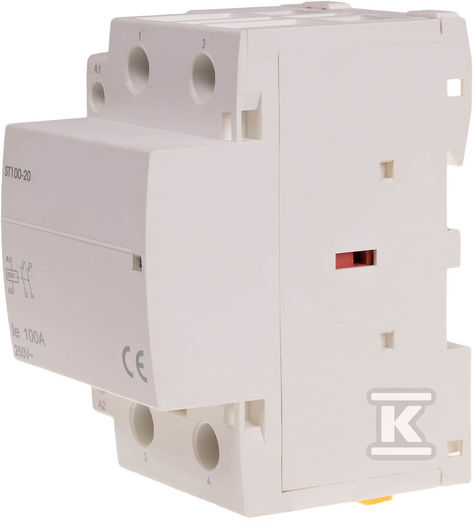 Contactor 100a, 230v, contacte 2xno - ST100-20