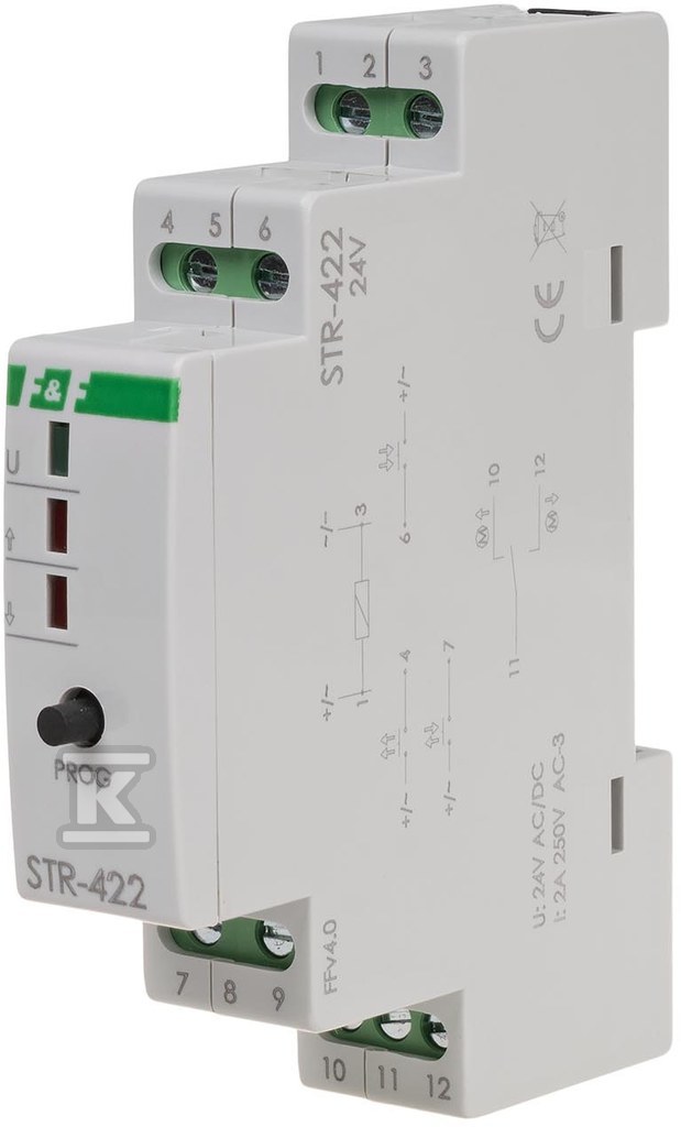 STR-422 jednotlačidlový ovládač rolety, - STR-422-24V