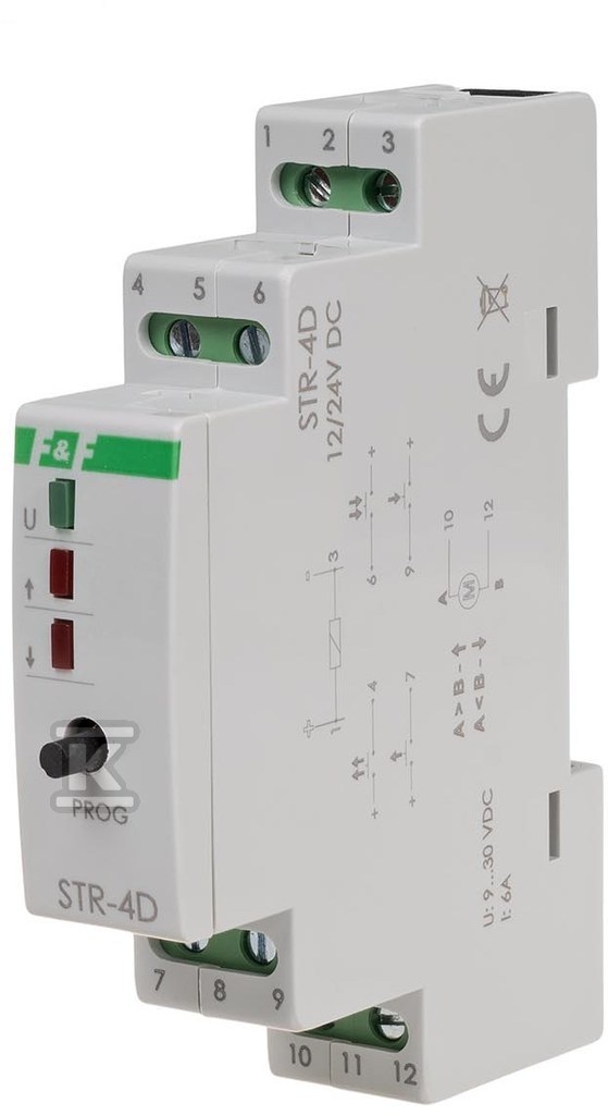 Redőnyvezérlő, DC motor, STR-4D - STR-4D