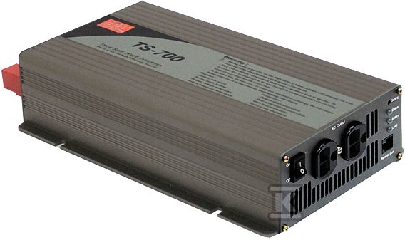 Przetwornica EU 700W 10.5~15V-230V 50Hz - TS-700-212B