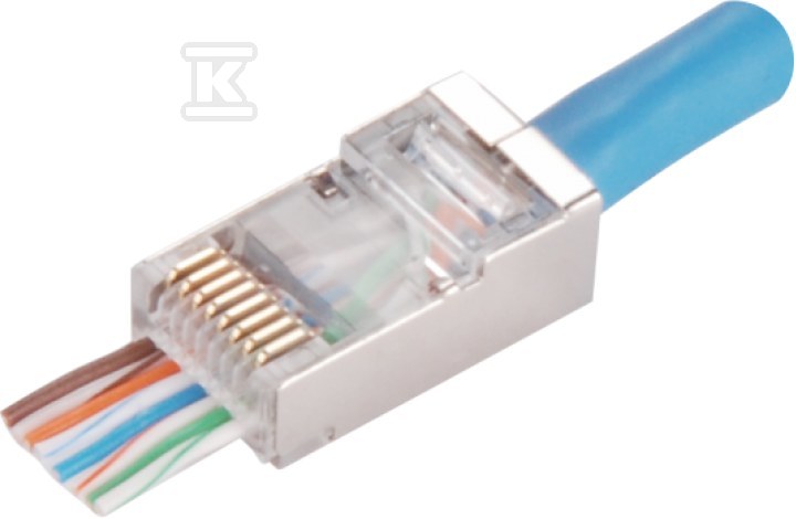 Průchozí zástrčka RJ45 STP kat. 5e - WT116