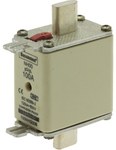 Legătură de siguranță, LV, 100A, AC 500V, NH00, gL/gG, IEC, indicator dublu