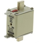 Legătură de siguranță, LV, 50A, AC 500V, NH00, gL/gG, IEC, indicator dublu