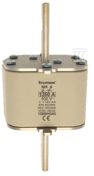 NH4 insert 630A 500V GL/GG double - 630NHG4G