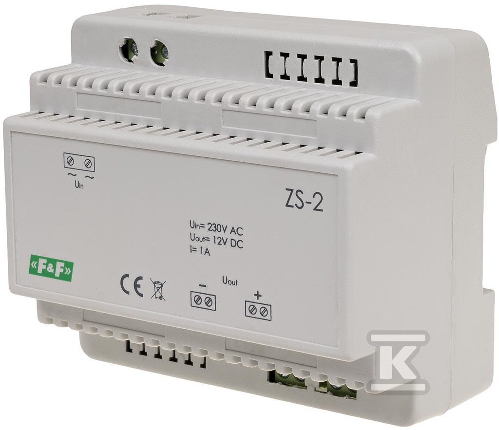 Transformer power supply ZS-2, input - ZS-2