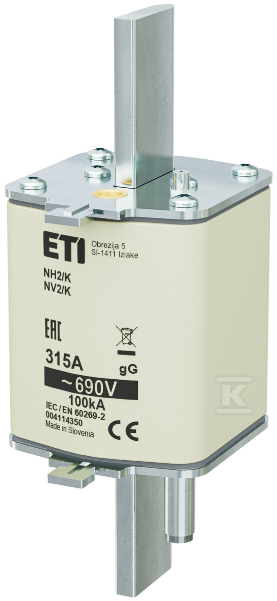 Вставка запобіжника - NH2/K gG - 004114350