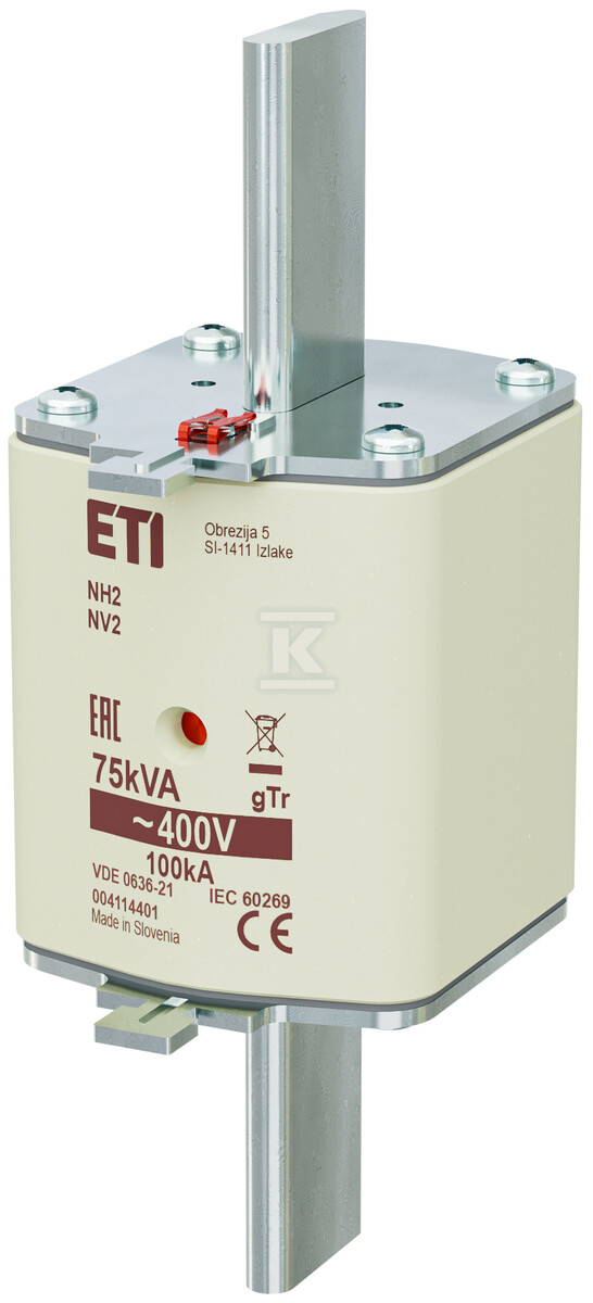 Wkładka bezpiecznikowa - NH2 gTr - 004114401