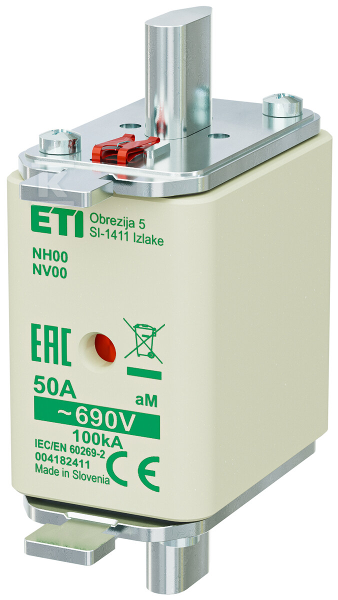 Siguranță NH00 aM 50A/690V - pentru - 004182411