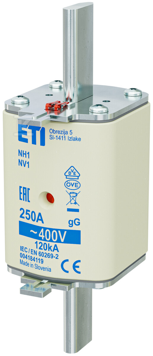 Вставка запобіжника - NH1 gG 250A/400V - 004184119