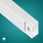 Kanał Elektroinstalacyjny (KE) PVC-U 40/90 Biały - 2 m (8 szt./op.)