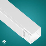 Kanał Elektroinstalacyjny (KE) PVC-U 60/60 Biały - 2 m (9 szt./op.)