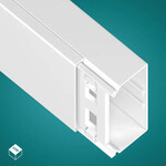 Kanał Elektroinstalacyjny (KE) PVC-U 60/130 Biały - 2 m (4 szt./op.)