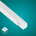 Kanał Elektroinstalacyjny (MKI) PVC-U 15/17 Biały - 2 m (36 szt./op.)