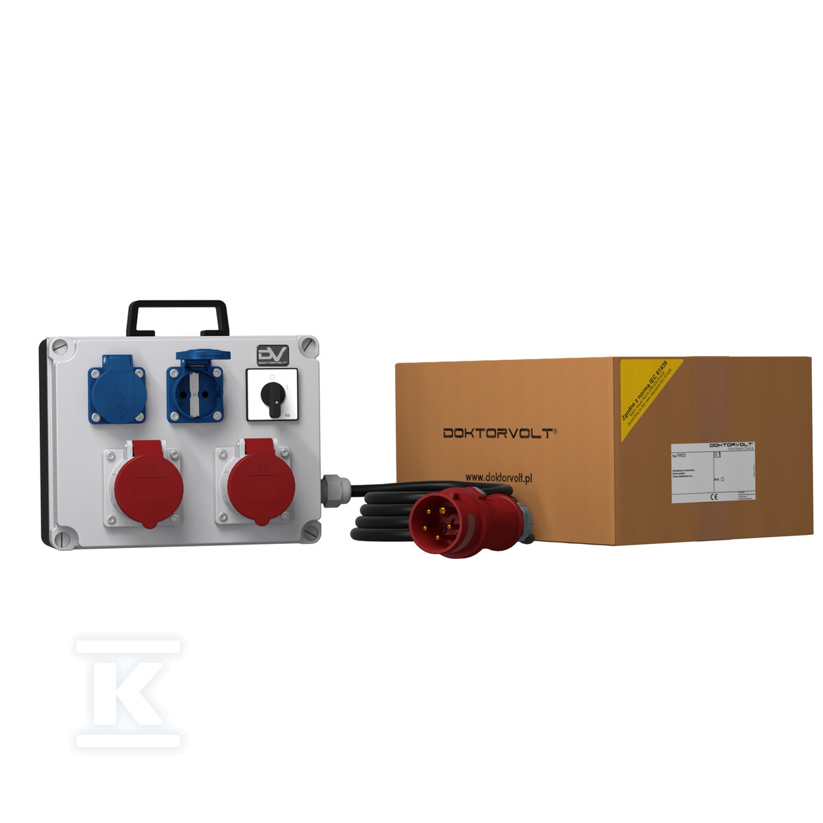 Építkezési elosztó kapcsolóval és - DV-0861-D
