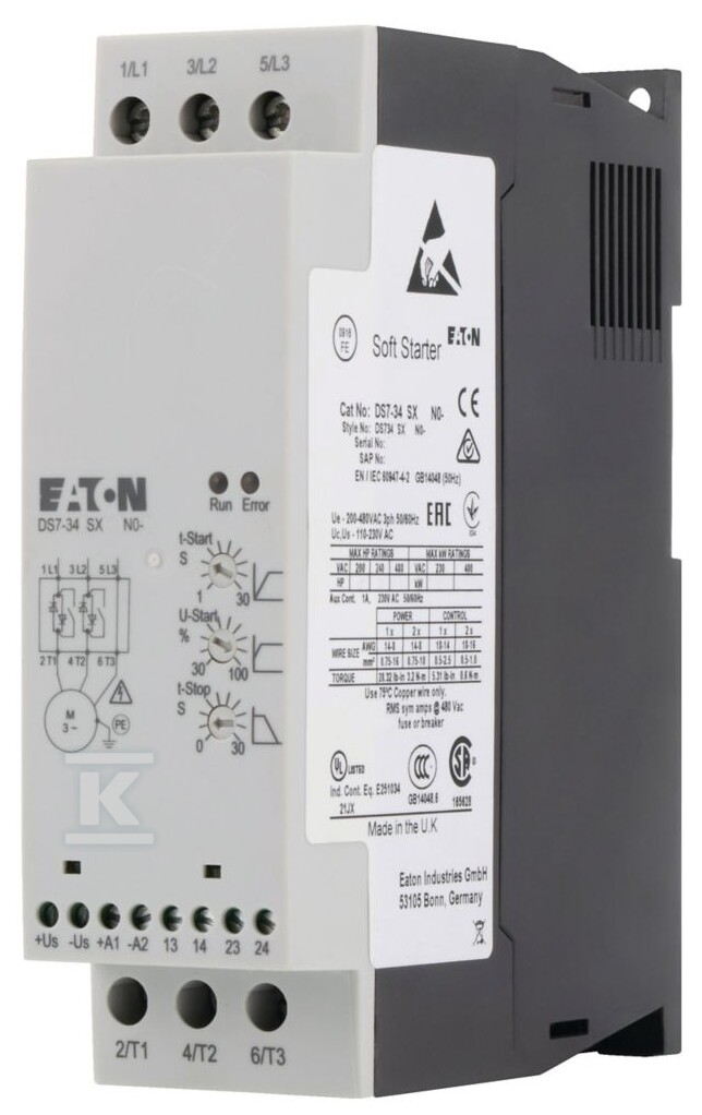 Sofstarter DS7-340SX016N0-N 16A Uc=24 V - 134912