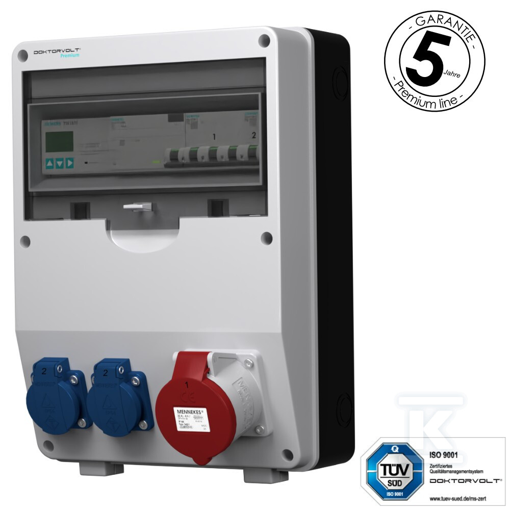 Építési elosztó órával, 3F Siemens - DV-4807-D