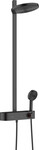 Zestaw prysznicowy HG Pulsify S 260 2jet z termostatem ShowerTablet Select 400, Czarny Matowy