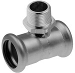 Trójnik GZ 1.4301 Inox - 28 Rp1"
