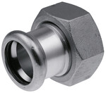Półśrubunek z płaskim uszczelnieniem GW 1.4301 Inox - 15 G3/4"